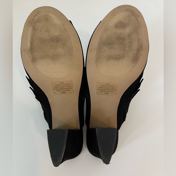 Kaari Blue - peep toe suede black heels - Women’s Size 9.5 - Picture 11 of 12